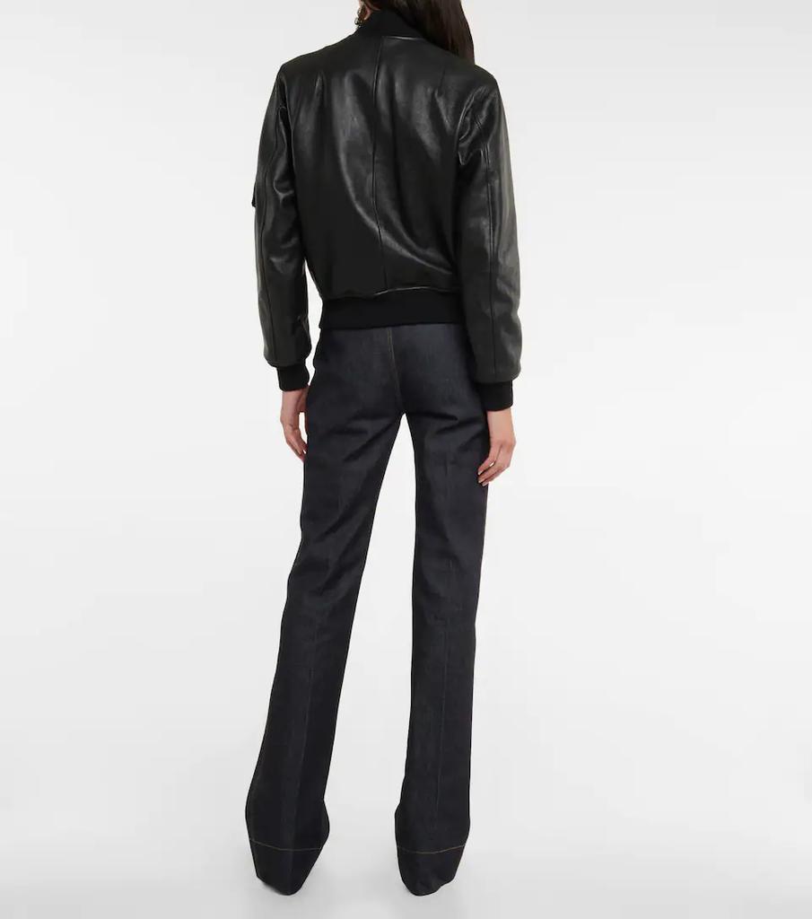 商品Yves Saint Laurent|Leather jacket,价格¥24940,第5张图片详细描述