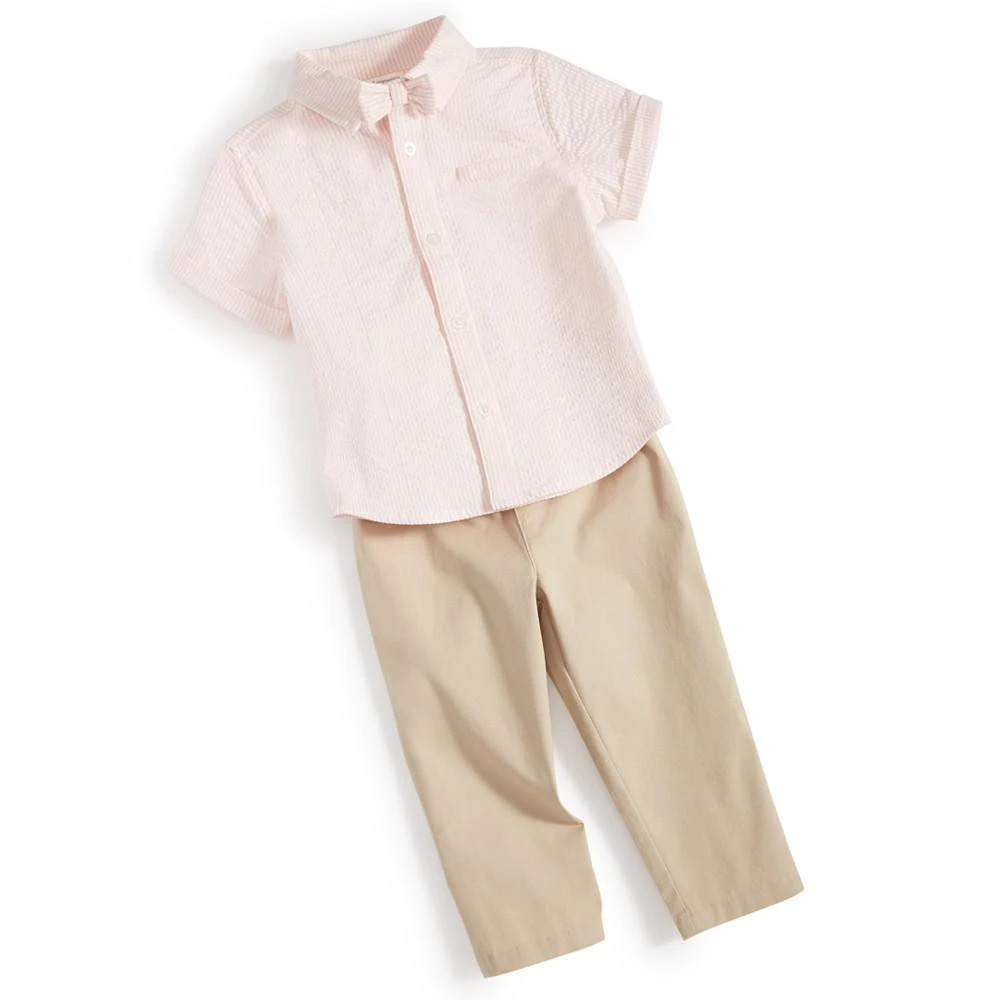 商品First Impressions|Baby Boys Button-Down Shirt and Chino Pants, 2 Piece Set, Created for Macy's,价格¥63,第1张图片