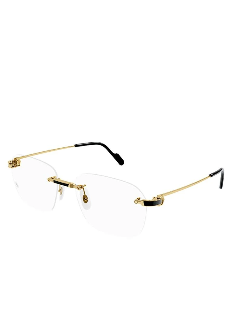 商品Cartier|Cartier Rimless Square Glasses,价格¥9573,第2张图片详细描述