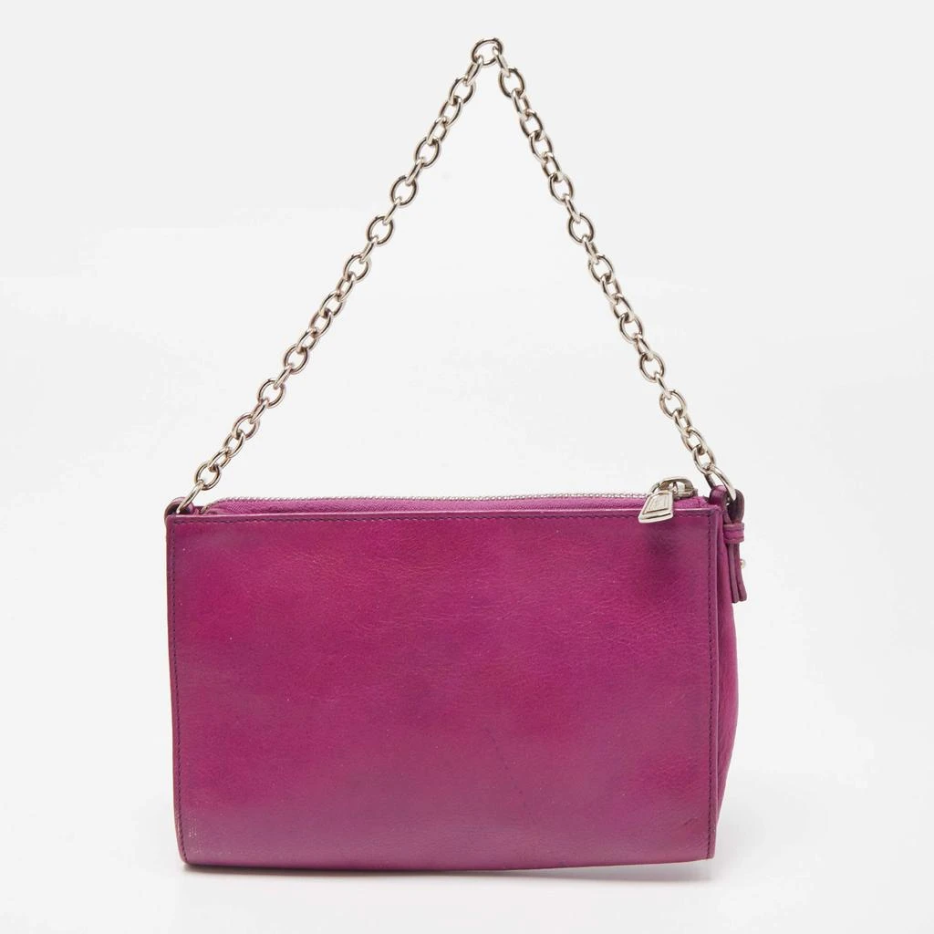 商品[二手商品] Yves Saint Laurent|Yves Saint Laurent Purple Leather Mini Charms Clutch Bag,价格¥3706,第4张图片详细描述