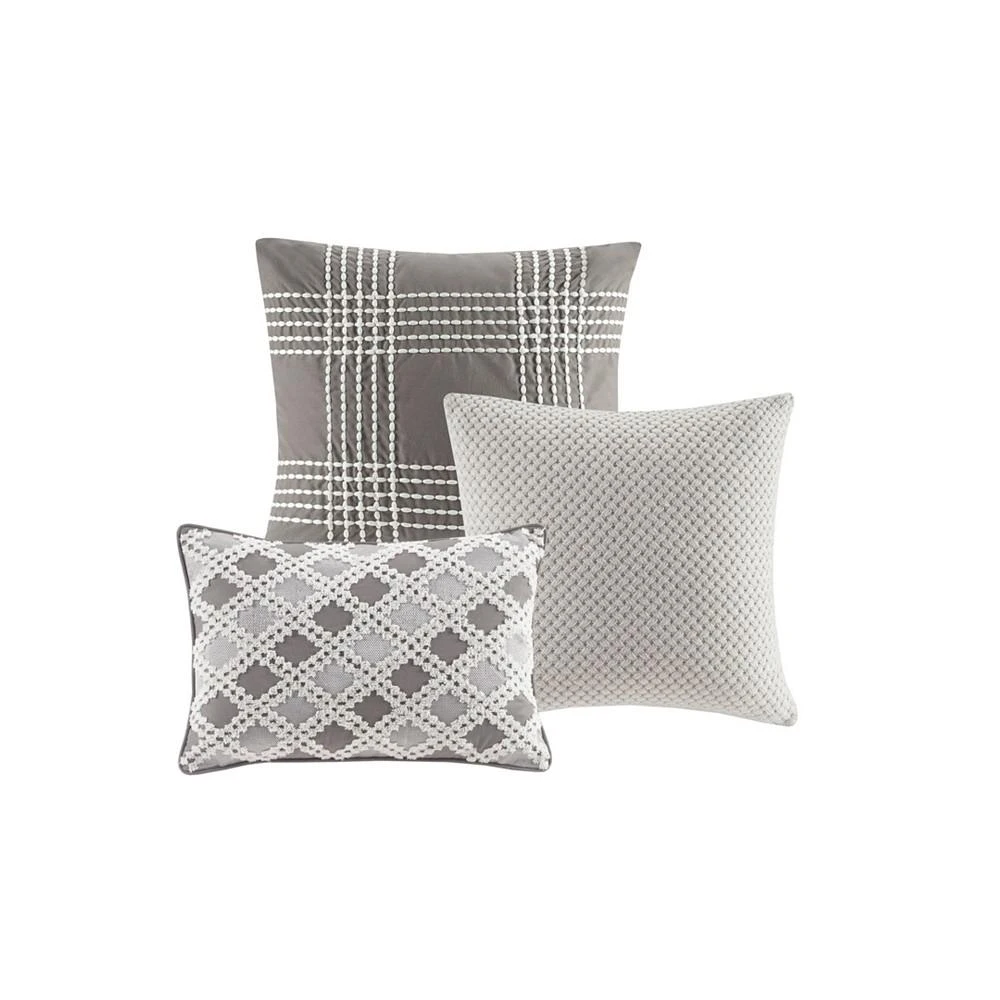 商品Madison Park Signature|Essence Clipped Jacquard 10-Pc. Comforter Set,价格¥4635,第4张图片详细描述