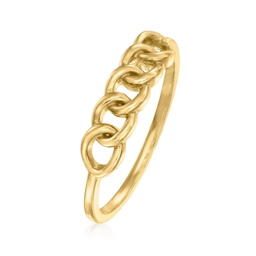 商品Ross-Simons|Ross-Simons Italian 14kt Yellow Gold Curb-Link Ring,价格¥1099,第3张图片详细描述