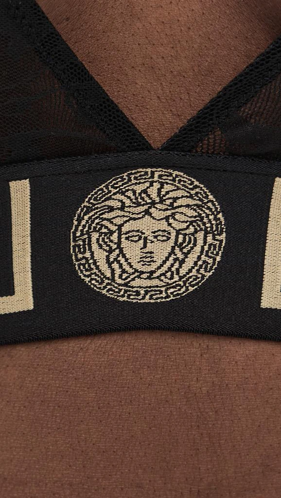 商品Versace|Bra Tulle Barocco Jacquard + Iconic Elastic Bralette,价格¥1880,第5张图片详细描述