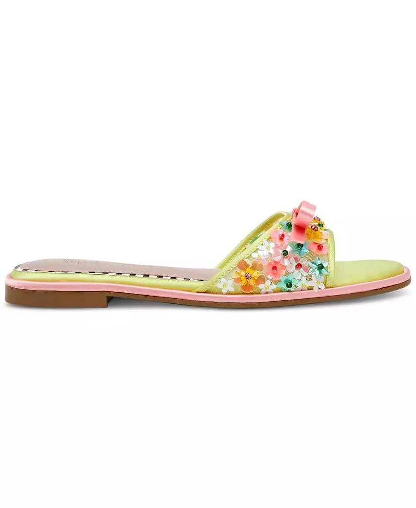 商品Betsey Johnson|Women's Teasee Floral Slide Sandals,价格¥276,第2张图片详细描述