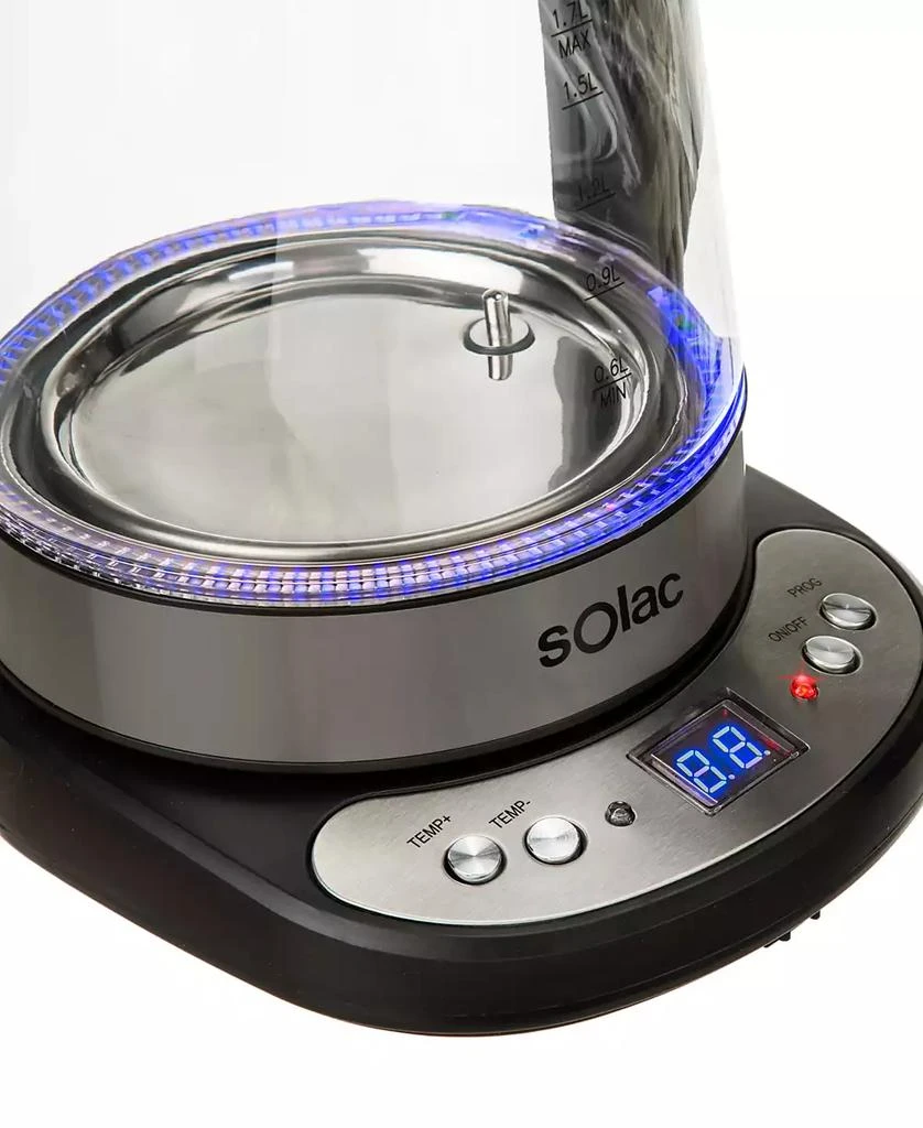 商品SOLAC|Aroa Premium Cordless Glass Electric Brew Kettle with Adjustable Temperature,价格¥668,第3张图片详细描述