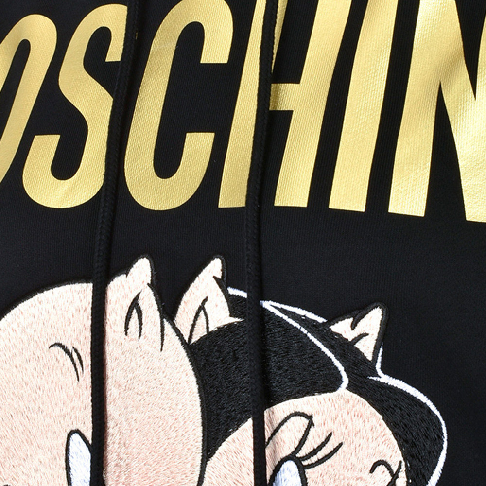 商品Moschino|Moschino 莫斯奇诺 黑色中国新年小猪卫衣 D1A1779-1027-1555,价格¥2650,第1张图片