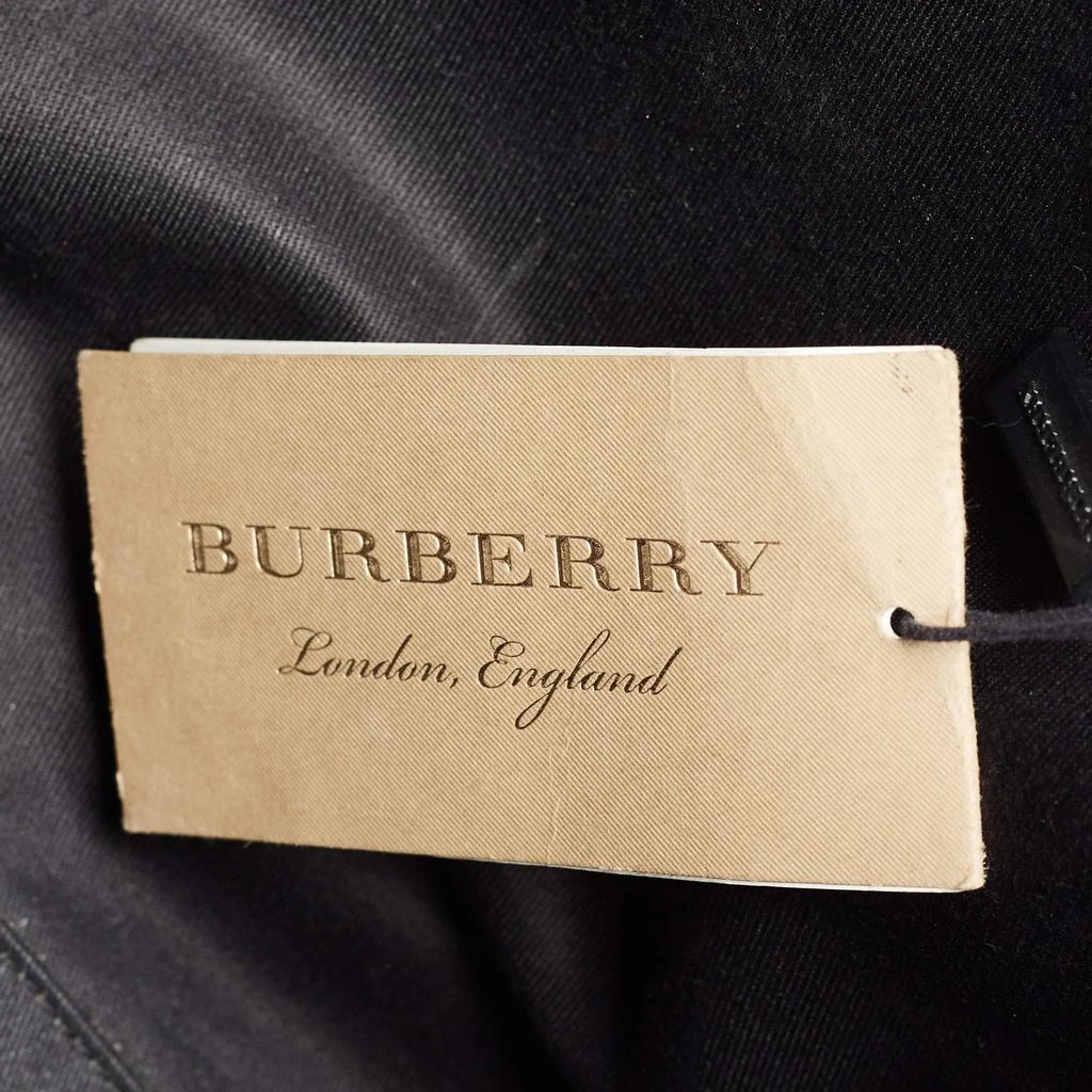 Burberry Brown/Black London Check Coated Canvas And Leather The Barrow Briefcase 商品