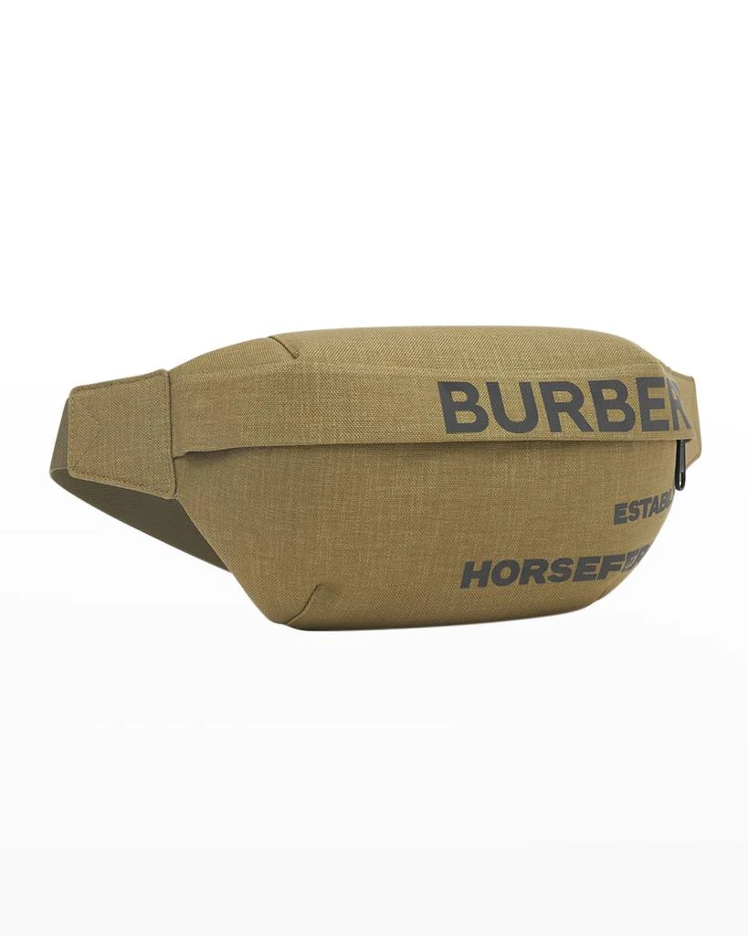 商品Burberry|Men's Horseferry-Print Nylon Canvas Sonny Bum Belt Bag,价格¥2762,第2张图片详细描述