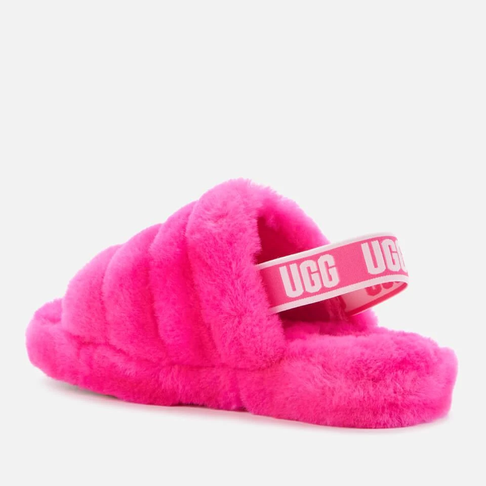 商品UGG|UGG KIDS' FLUFF YEAH SLIDE SLIPPERS - ROCK ROSE,价格¥376,第2张图片详细描述