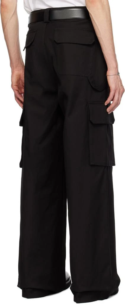 商品Valentino|Black Hammer Loop Cargo Pants,价格¥13882,第3张图片详细描述