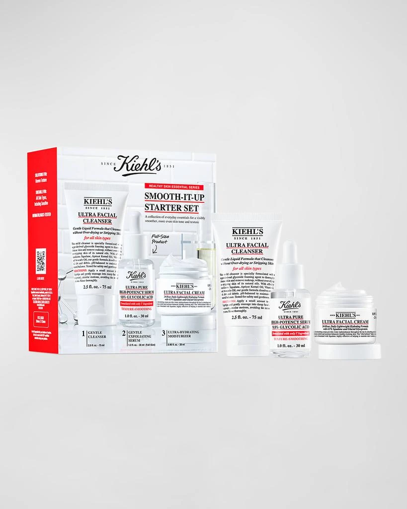 商品Kiehl's|Smooth-It-Up Skincare Set ($73 Value),价格¥435,第1张图片