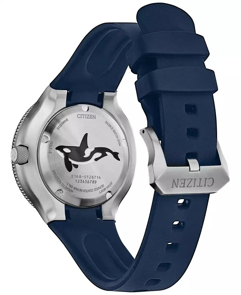 商品Citizen|Eco-Drive Men's Promaster Orca Blue Rubber Strap Watch 46mm,价格¥1917,第3张图片详细描述