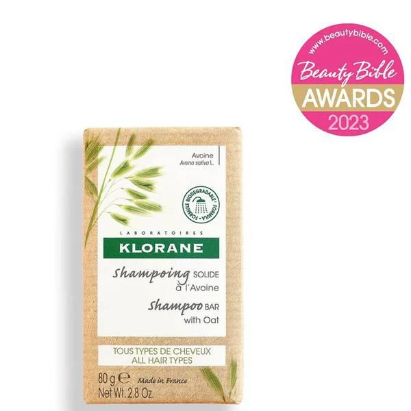 商品KLORANE|Klorane Softening Soild Shampoo Bar with Oat Milk 80g,价格¥114,第2张图片详细描述