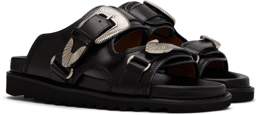 商品Toga Virilis|Black Polido Sandals,价格¥3088,第4张图片详细描述