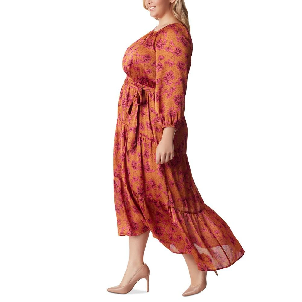 商品Jessica Simpson|Plus Size Natalia Tiered Maxi Dress,价格¥825,第3张图片详细描述