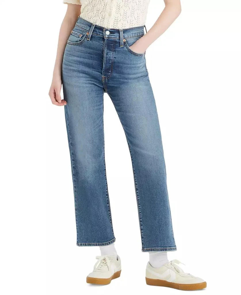 商品Levi's|Women's Ribcage High Rise Straight Ankle Jeans,价格¥337,第1张图片