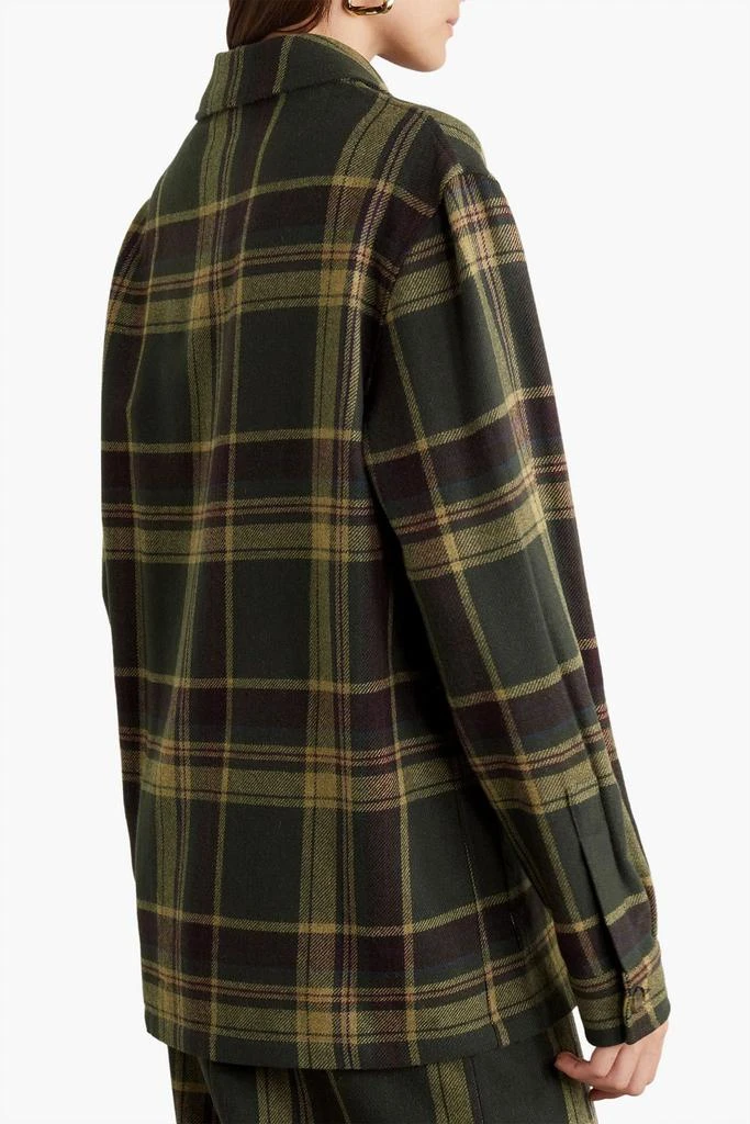 商品Ralph Lauren|Andrya checked wool-felt jacket,价格¥8286,第3张图片详细描述