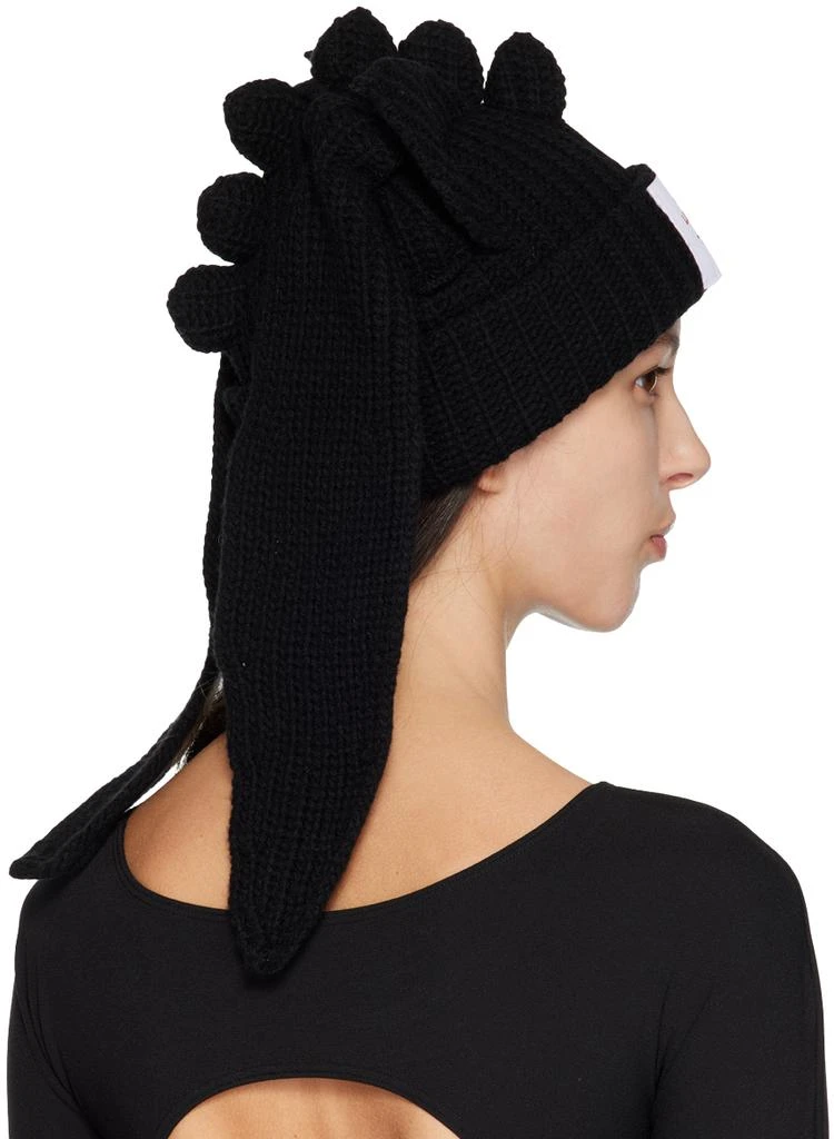 商品Charles Jeffrey Loverboy|Black Chunky Kimera Beanie,价格¥1138,第3张图片详细描述