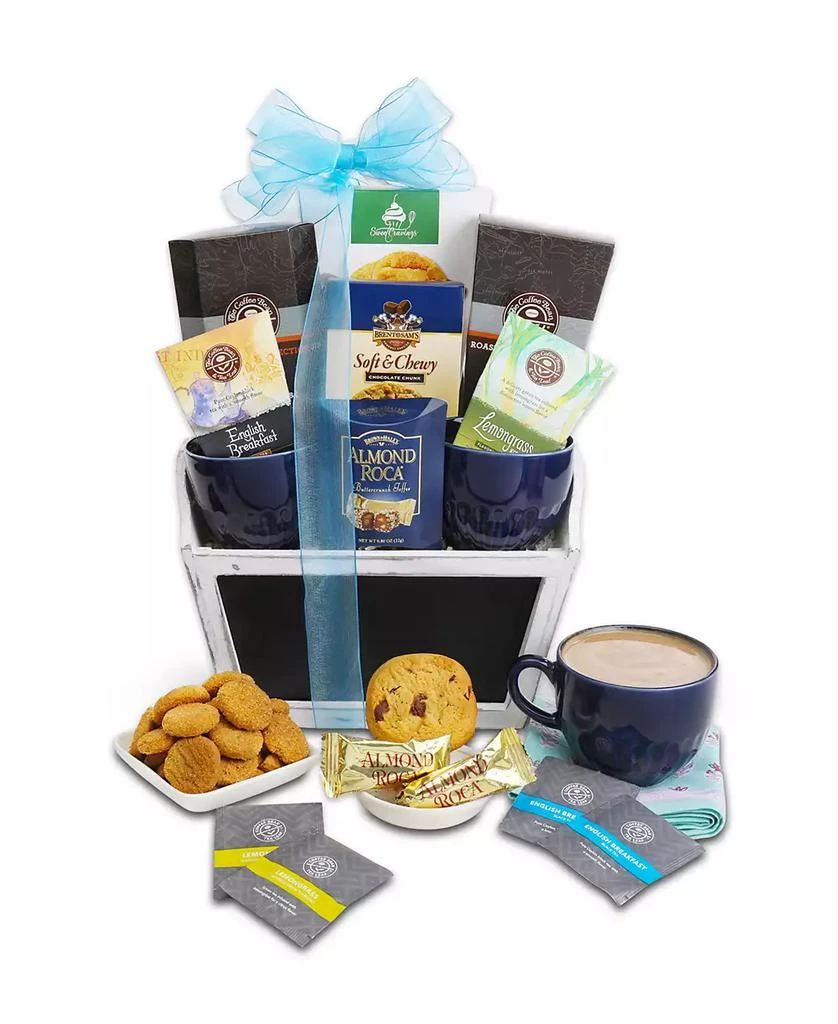 商品Alder Creek Gift Baskets|Coffee Bean Tea Leaf Signature Blend Gift Basket, 10 Piece,价格¥446,第1张图片