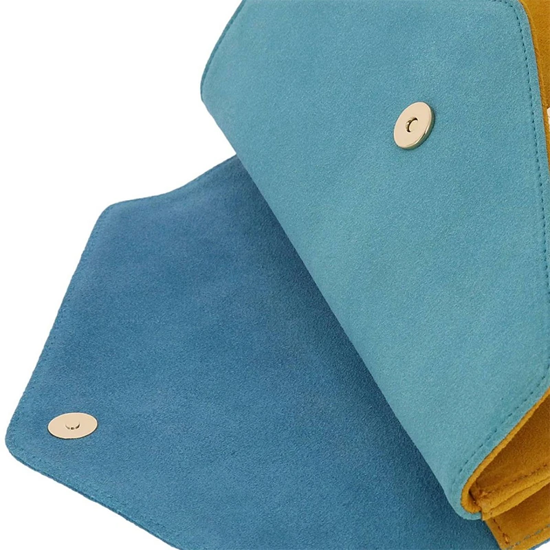 TWINSET 女士蓝色拼黄色天然皮革挎包 OS8TDP-02483 商品