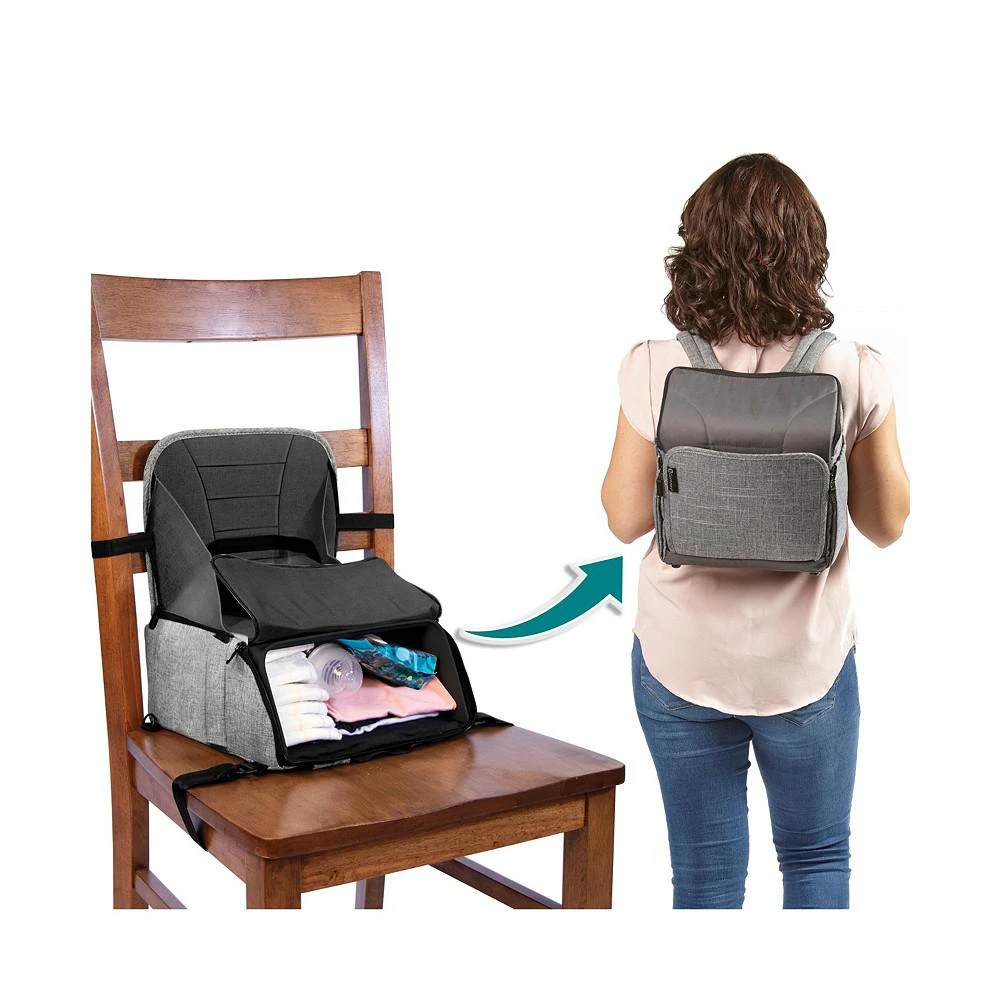 商品Contours|Explore 2-Stage Portable Booster Seat and Diaper Bag,价格¥374,第2张图片详细描述