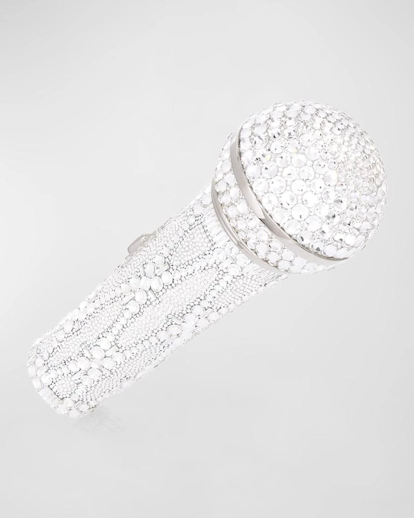 商品Judith Leiber|Microphone Crystal Clutch Bag with Chain Strap,价格¥38998,第1张图片