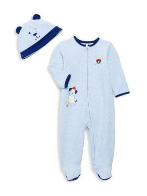 商品Little Me|Baby Boy's Golf 2-Piece Coverall & Beanie Set,价格¥119,第1张图片