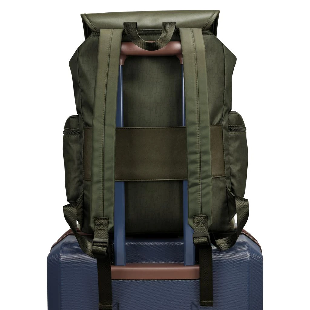 商品ELLE|Wayfarer 23L Monogram Travel Backpack | Olive Green,价格¥473,第5张图片详细描述