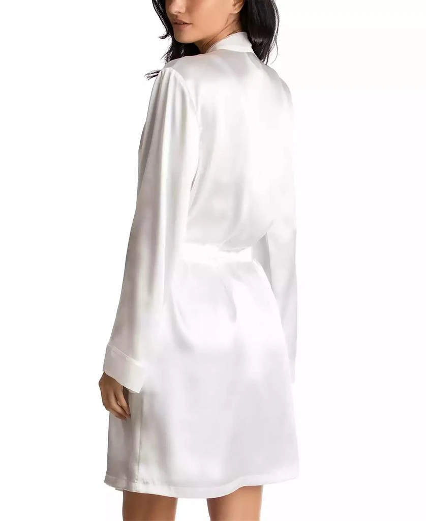 商品Linea Donatella|Sonya Embellished Satin Bridal Wrap Robe,价格¥354,第2张图片详细描述