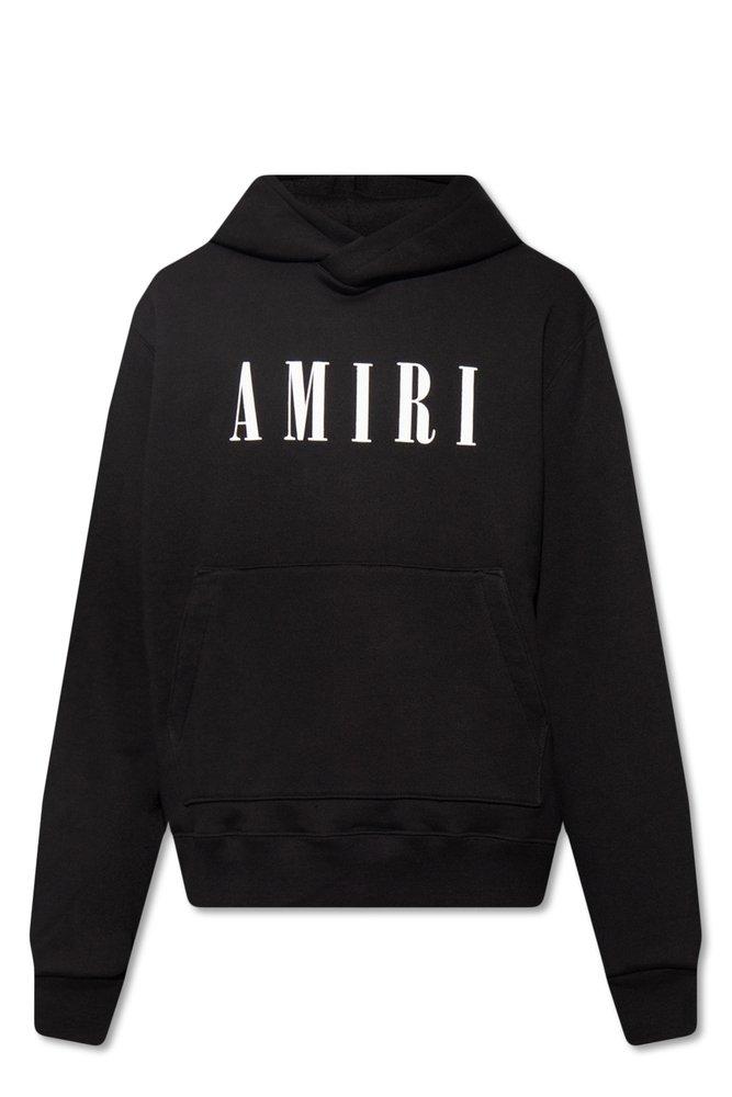 Amiri Logo Printed Long-Sleeved Hoodie商品第1张图片规格展示