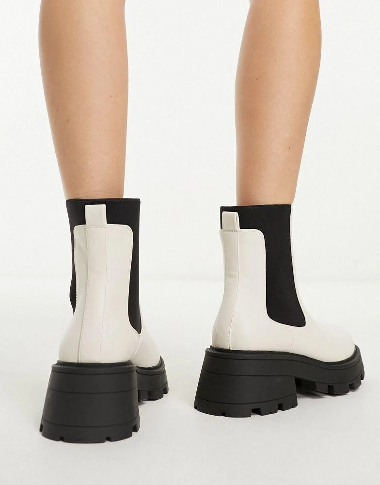 商品Schuh|schuh Adaline chunky chelsea boots in ecru,价格¥291,第3张图片详细描述