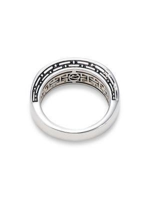 商品Effy|​Sterling Silver, 18K Yellow Gold & Sapphire Band Ring,价格¥2802,第5张图片详细描述