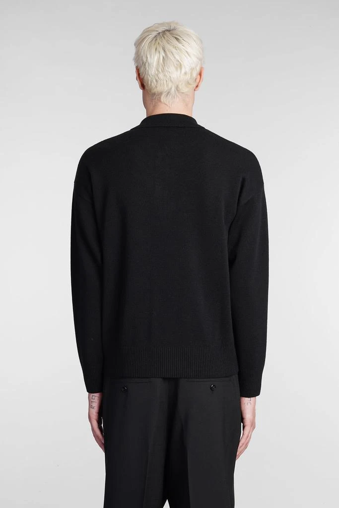 商品AMI|Ami Alexandre Mattiussi Polo In Black Wool,价格¥2569,第3张图片详细描述