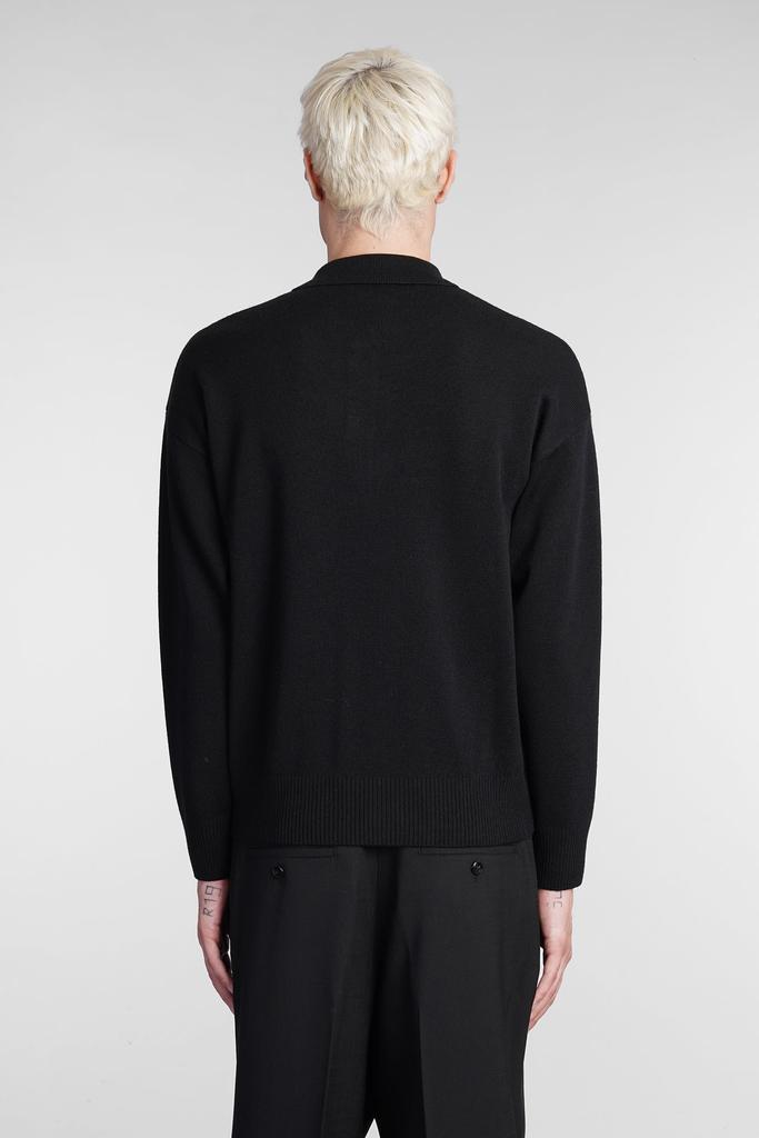 商品AMI|Ami Alexandre Mattiussi Polo In Black Wool,价格¥2272,第5张图片详细描述