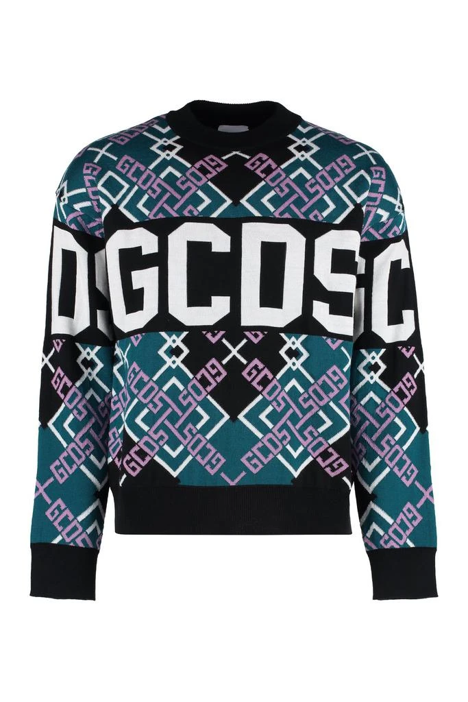 商品GCDS|GCDS Logo Jacquard Sweater,价格¥2122,第1张图片