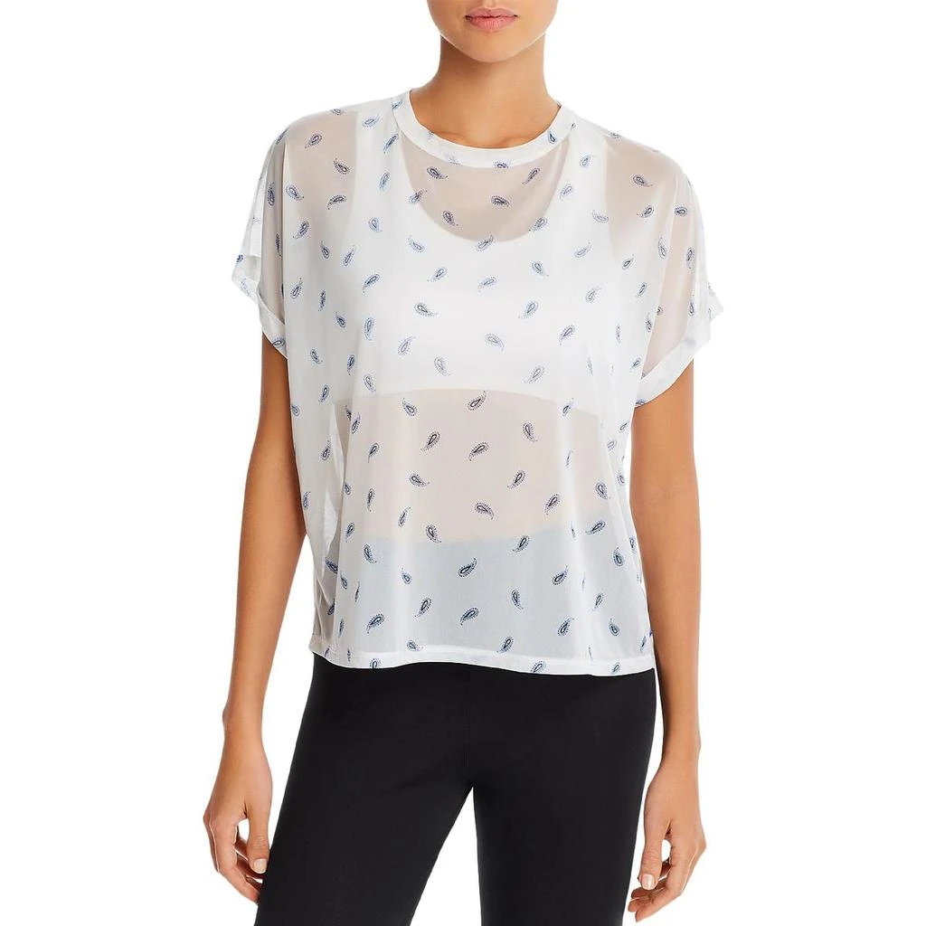 商品AQUA|Aqua Womens Printed Light Weight Blouse,价格¥23,第1张图片