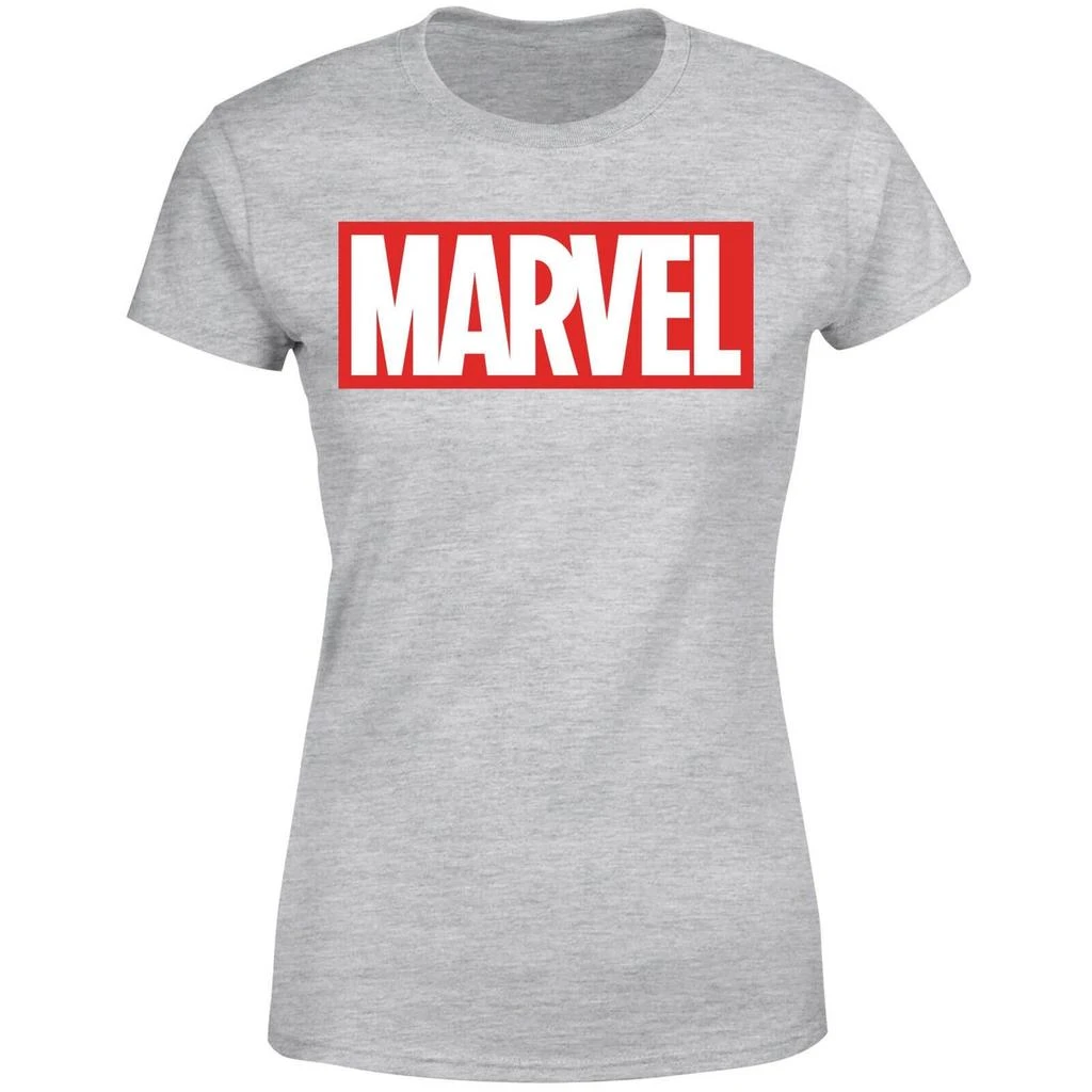 商品Marvel|Marvel Logo Women's T-Shirt - Grey,价格¥168,第1张图片