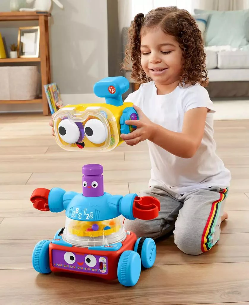 商品Fisher Price|Fisher-Price 4-in-1 Robot Baby to Preschool Learning Toy with Lights & Music,价格¥304,第5张图片详细描述