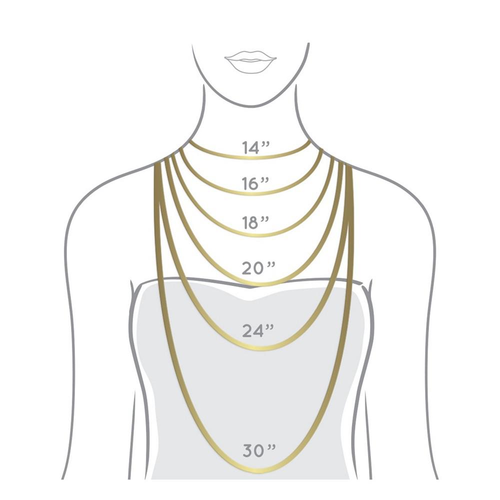 14K Gold Flash Plated 3-Pieces Layered Chain Necklace Set商品第3张图片规格展示
