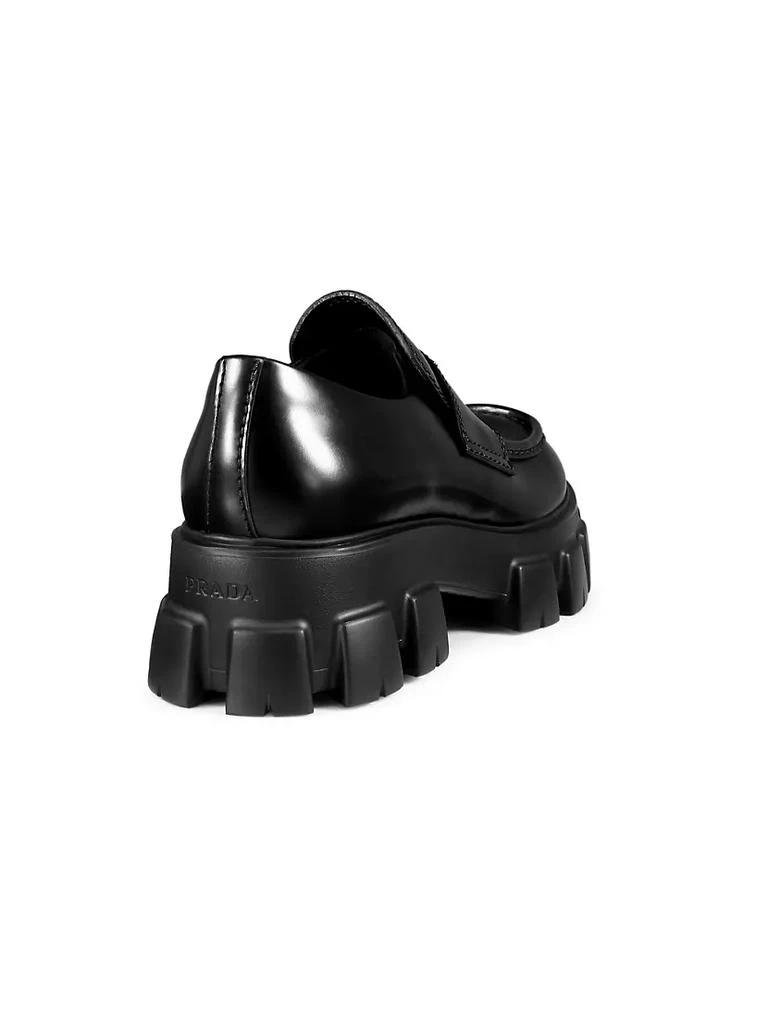 商品Prada|Monolith Lug-Sole Loafers,价格¥9522,第3张图片详细描述