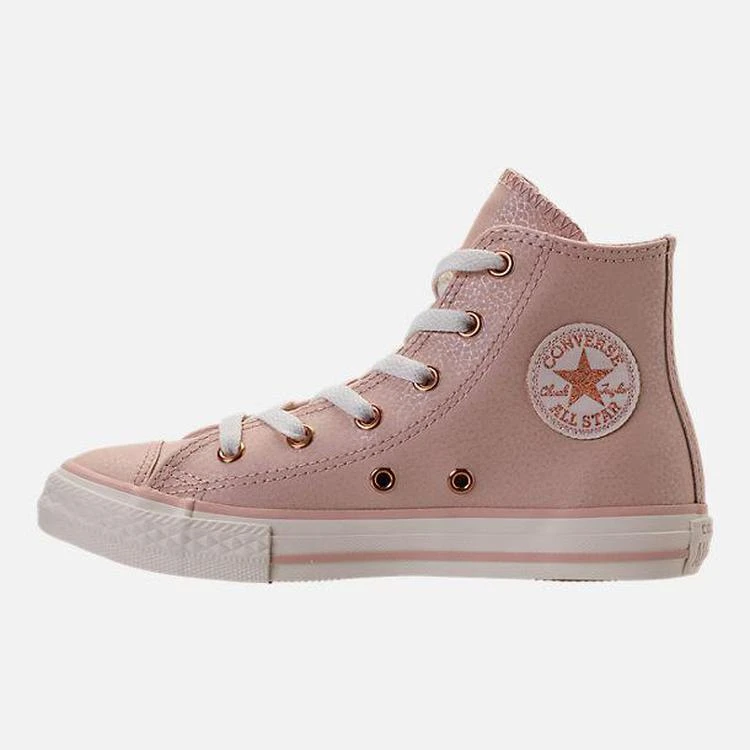 商品Converse|Girls' Little Kids' Converse Chuck Taylor High Top Leather Casual Shoes,价格¥223,第4张图片详细描述