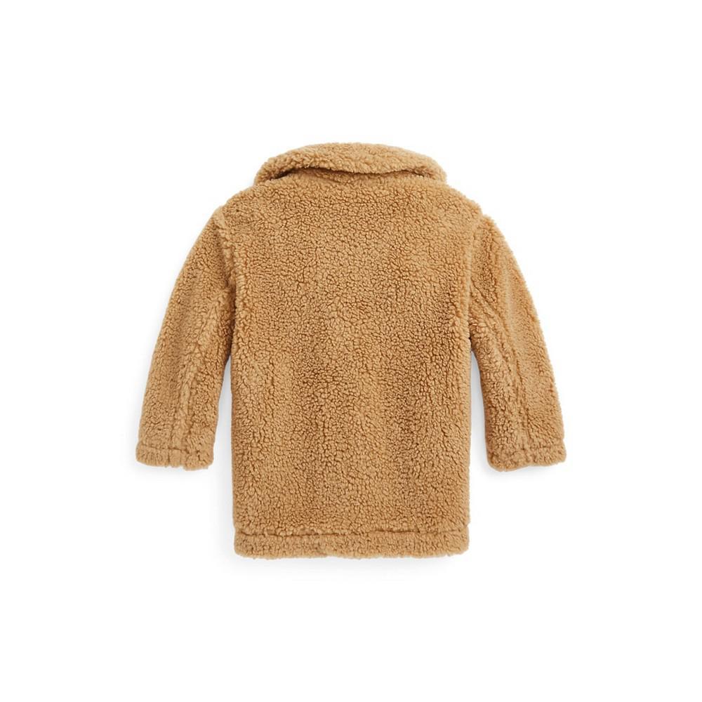 商品Ralph Lauren|Little and Toddler Girls Teddy Fleece Long Sleeves Coat,价格¥1005,第4张图片详细描述