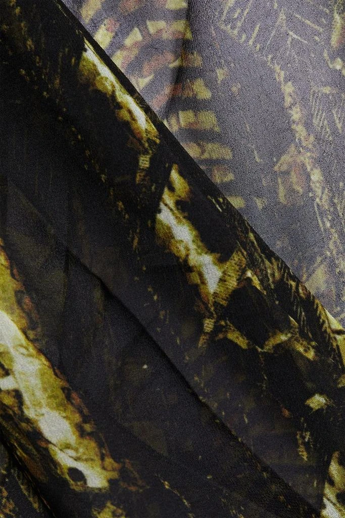 商品IRO|Akley wrap-effect snake-print chiffon mini dress,价格¥505,第4张图片详细描述