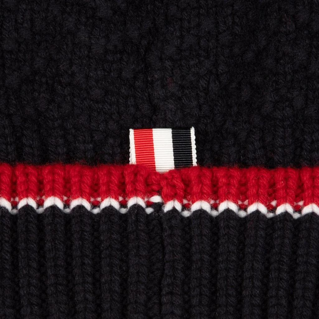 商品Thom Browne|Thom Browne Rib Knit Beanie,价格¥1851,第4张图片详细描述