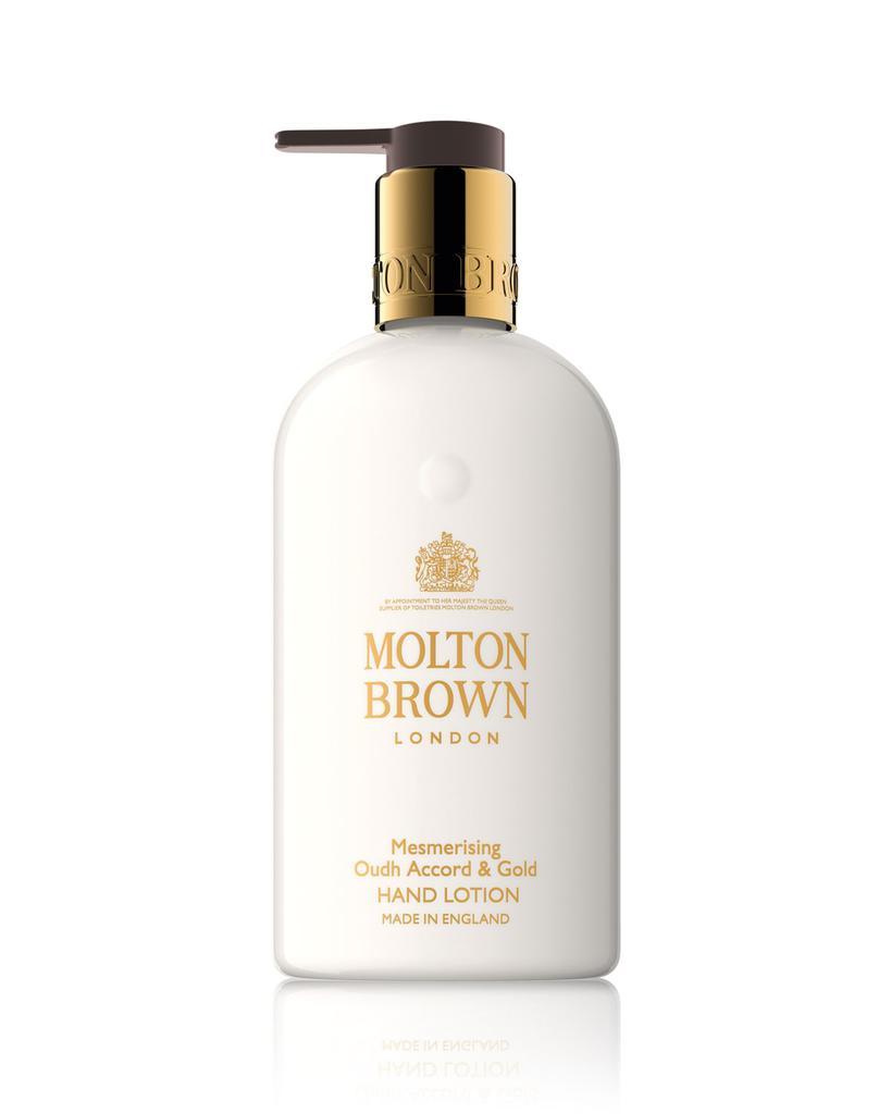 商品Molton Brown|10 oz. Mesmerizing Oudh Accord & Gold Hand Lotion,价格¥275,第1张图片