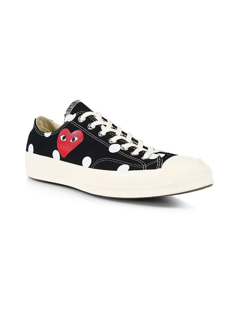 商品Comme des Garcons|CdG Play x Converse Men's Polka Dot Low-Top Sneakers,价格¥1119,第2张图片详细描述