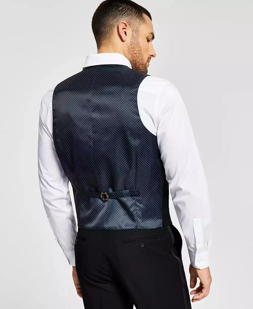 商品Alfani|Men's Classic-Fit Stretch Black Tuxedo Vest, Created for Macy's,价格¥888,第2张图片详细描述