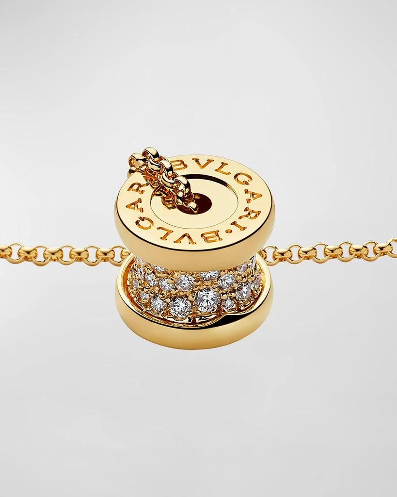 商品BVLGARI|B.Zero1 Yellow Gold Diamond Necklace,价格¥35526,第3张图片详细描述
