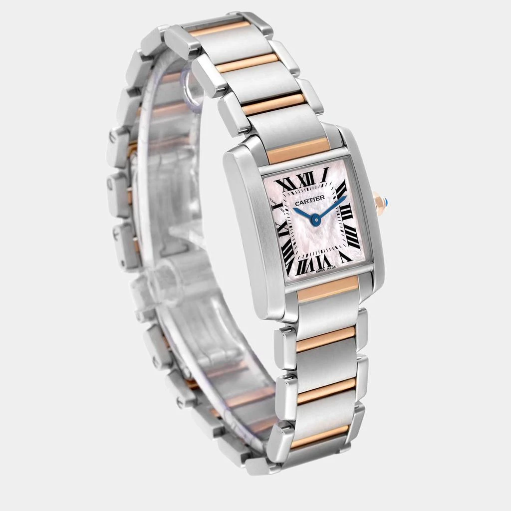 商品[二手商品] Cartier|Cartier Tank Francaise Steel Rose Gold MOP Ladies Watch W51027Q4 20 x 25 mm,价格¥35319,第5张图片详细描述