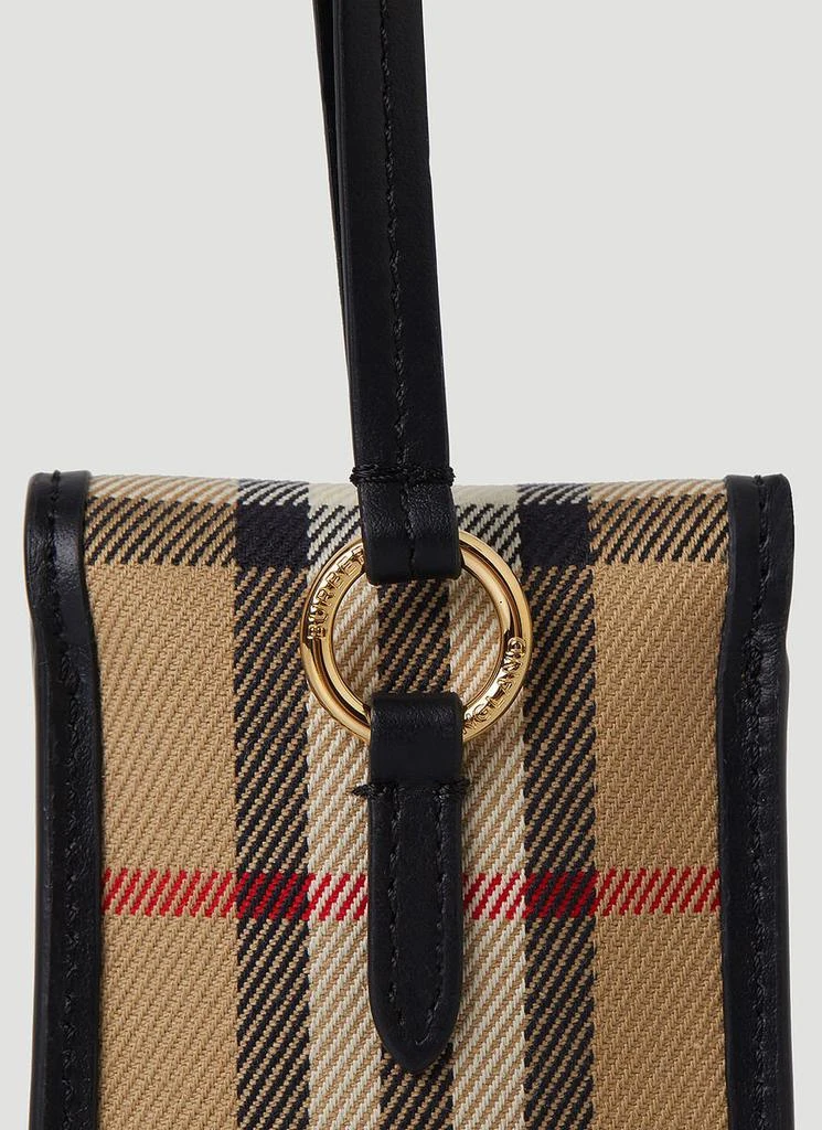 商品Burberry|Burberry Vintage Check Neck Strapped Gel Holder Bag,价格¥1326,第4张图片详细描述